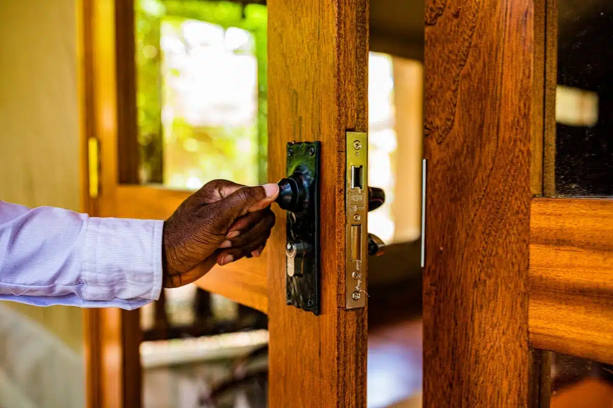 installation porte