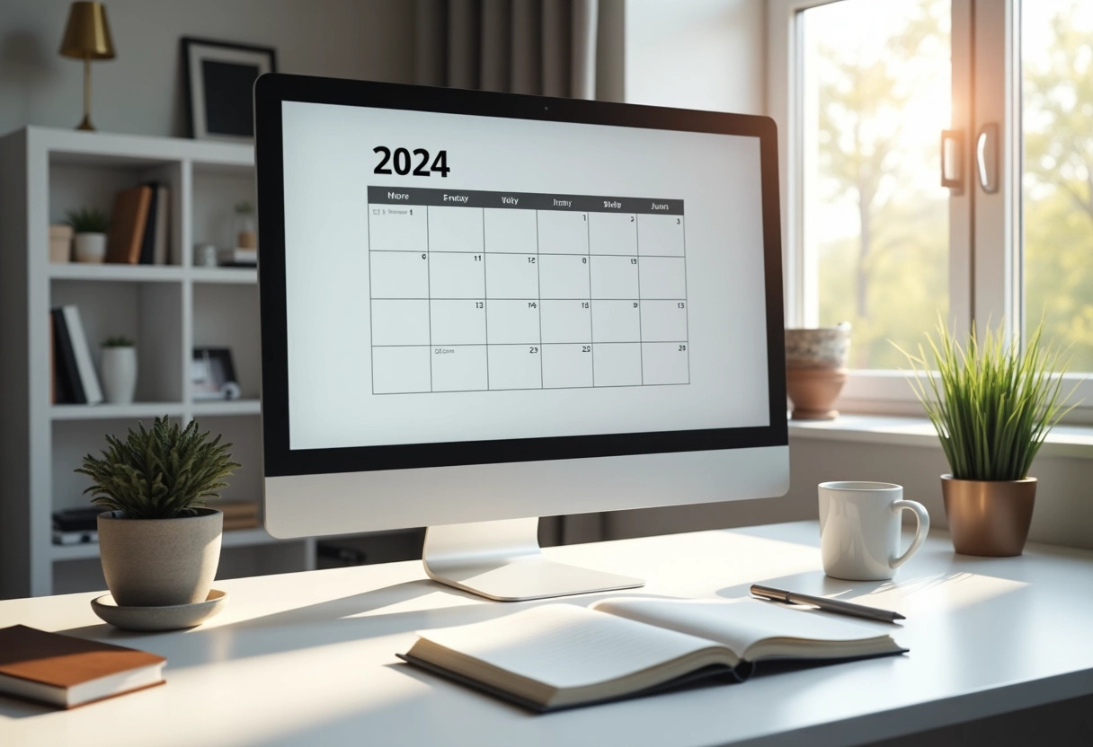 calendrier janvier 2024