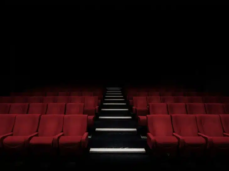 red cinema chair