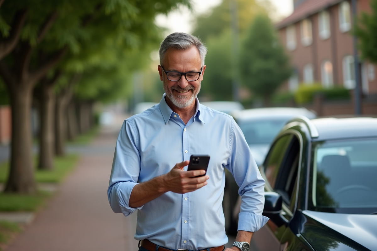 Homme vérifiant ses devis d