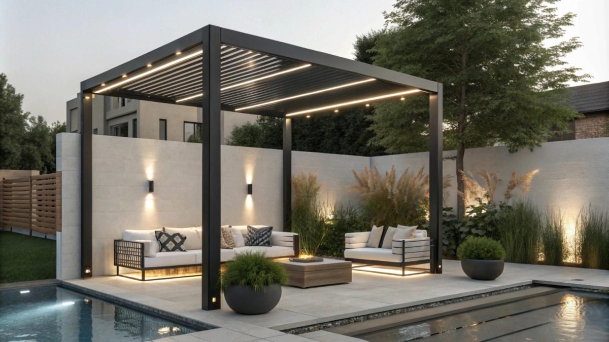 Pergola alu : quand design et confort se rencontrent dans votre jardin